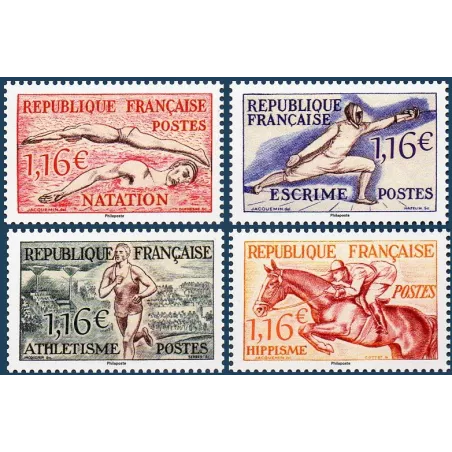 Timbres France Série Sport Philagenda 2024 Neuf