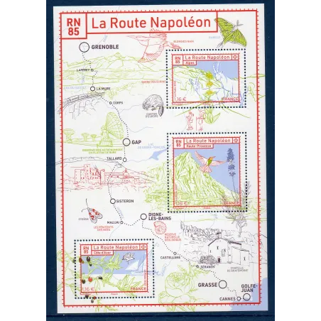 Bloc Feuillet France F5701 La Route Napoléon RN85 Timbres Neufs