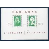 Bloc Feuillet France BF158 Marianne l'Engagée et l'Avenir Timbres Neufs