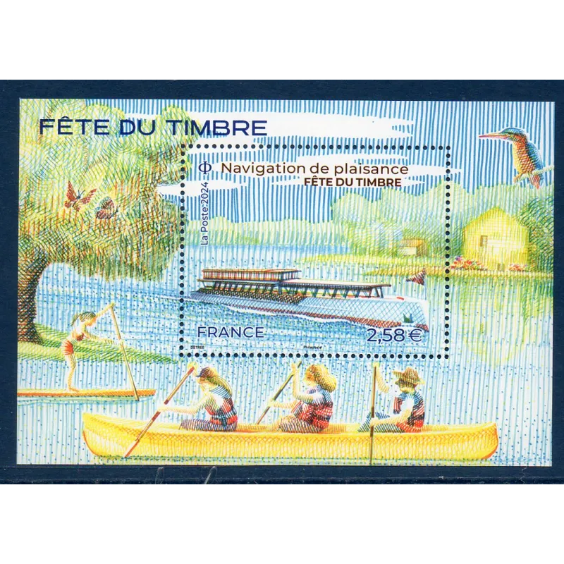 Bloc Feuillet France F5758 Fête du timbre Navigation Neuf