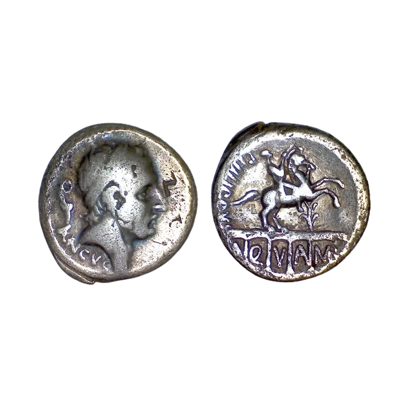 Denier république Famille Marcia (-56), Sear 382 Lucius Marcius Philippus