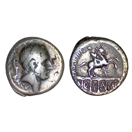 Denier république Famille Marcia (-56), Sear 382 Lucius Marcius Philippus