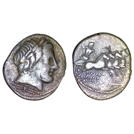 Denier république anonyme (-86), Sear 266 Apollon