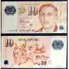 Singapour P.48b, TTB Billet de 10 Dollars 2005-2024 Football