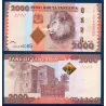 Tanzanie P.43c, neuf Billet de 5000 shillings 2015