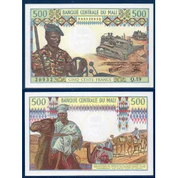 Mali P.12e, neuf Billet de 500 Francs 1970-1984 Soldat