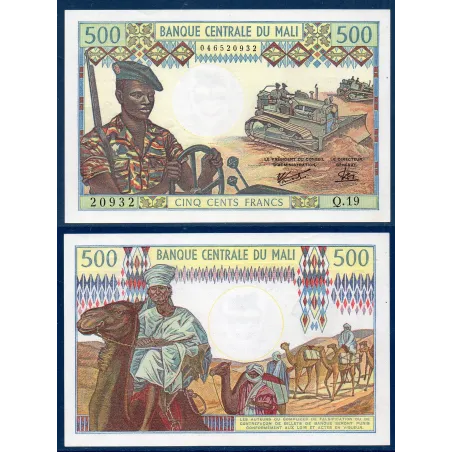 Mali P.12e, neuf Billet de 500 Francs 1970-1984 Soldat