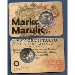 2 euro commémorative Croatie 2024 Marko Marulic pièce monnaie €