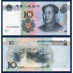 Chine Pick N°904b, Spl Billet de 10 Yuan 2005 gorges du yangtze