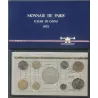 Coffret FDC Fleur de coin France 1975 avec rebord pièces de monnaies en Franc