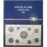 Coffret FDC Fleur de coin France 1974 pièces de monnaies en Franc