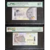 Ecosse P.131a, Neuf PMG EPQ67 Billet de 10 pounds 2016 Walter Scott