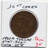 10 centimes Cérès 1897 A Torche Sup-, France pièce de monnaie