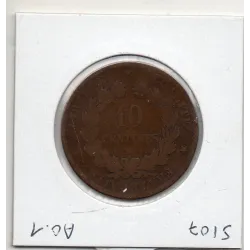 10 centimes Cérès 1870 A moyen Paris B, France pièce de monnaie