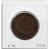 10 centimes Cérès 1872 K Bordeaux TB+, France pièce de monnaie