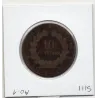 10 centimes Cérès 1874 K Bordeaux B-, France pièce de monnaie