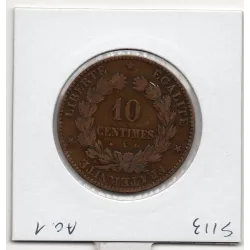 10 centimes Cérès 1876 A Paris TB-, France pièce de monnaie