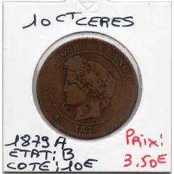 10 centimes Cérès 1879 A Paris B, France pièce de monnaie