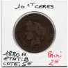 10 centimes Cérès 1880 A Paris B, France pièce de monnaie