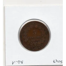 5 centimes Cérès 1886 A Paris TB+, France pièce de monnaie