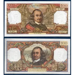 100 Francs Corneille, Sup, 7.10.1971 Billet de la banque de France