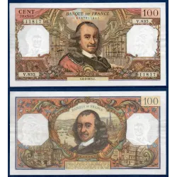 100 Francs Corneille, TTB, 6.2.1975 Billet de la banque de France