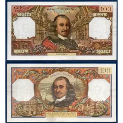 100 Francs Corneille, TTB+, 5.10.1967 Billet de la banque de France