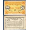 Senegal AOF P.3a, Sup, Billet de 2 Francs 11.2.1917 Semeuse