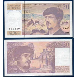 20 Francs Debussy TTB 1992 Billet de la banque de France