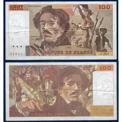 100 Francs Delacroix, TTB, 1994 Billet de la banque de France