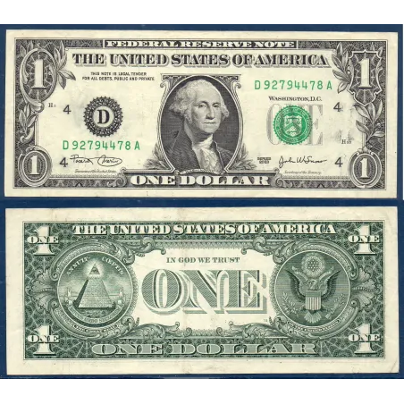 Etats Unis P.515a Cleveland, TTB Billet de 1 Dollar 2003 série D