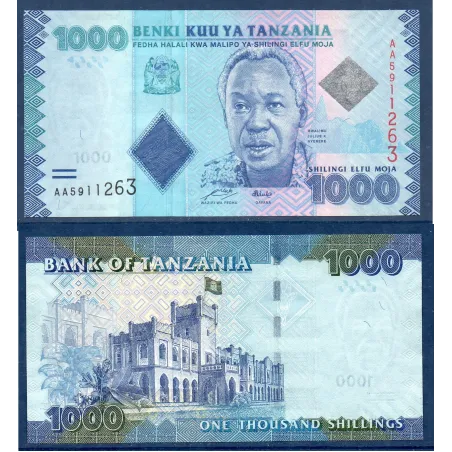 Tanzanie P.41a, Neuf Billet de 1000 shillings 2010 Julius Kambarage Nyerere