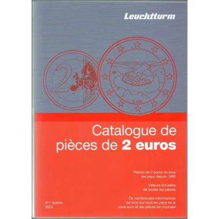 Catalogue Argus Cotation Monnaies de 2 Euros 2025 et séries courantes Leuchtturm