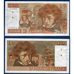 10 Francs Berlioz, TTB, 7.8.1975 Billet de la banque de France