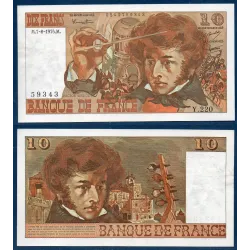 10 Francs Berlioz, Sup+, 7.8.1975 Billet de la banque de France