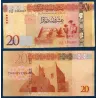 Libye P.83, TTB, Billet de 20 dinars 2016 Awjila