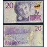 Suède P.69c, TTB Billet de 20 Kronor 2015 Astrid Lindgren