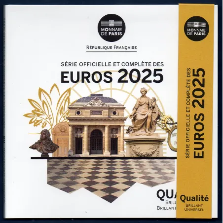 Coffret BU France 2025 pièces de monnaies Euros