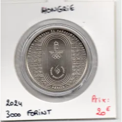 Hongrie 3000 forint 2024, FDC, Pièce Jeux olympiques