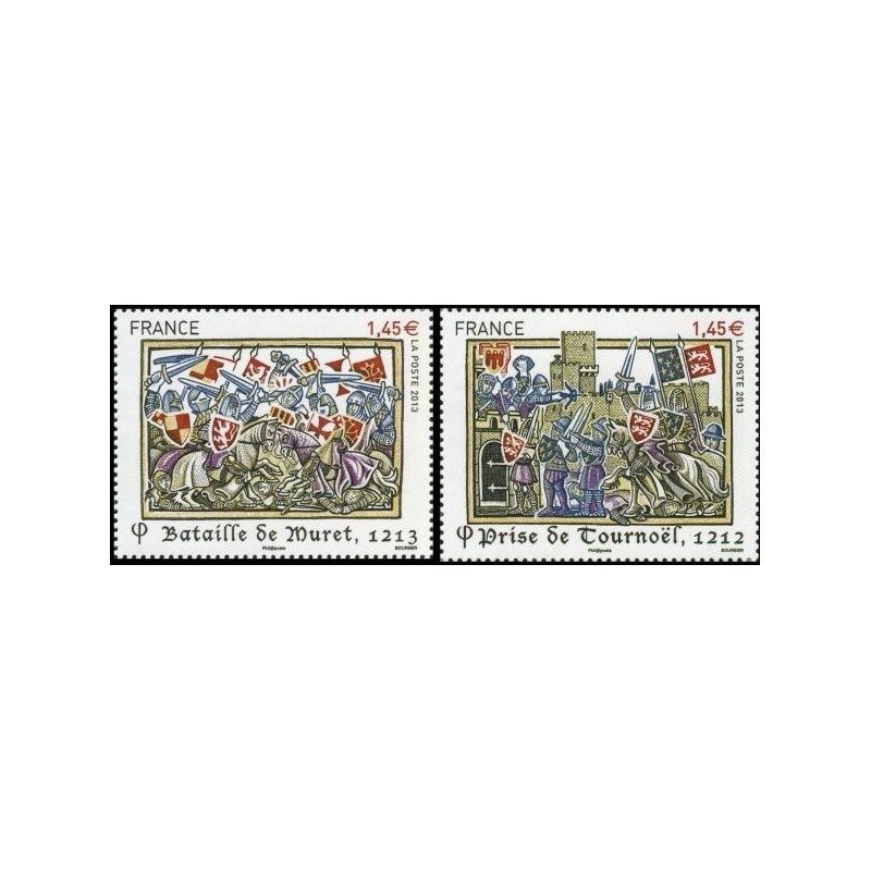 Timbre France Yvert No 4828-4829 Grandes heures de l'histoire