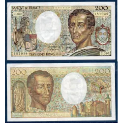 200 Francs Montesquieu, TTB, 1983 Billet de la banque de France