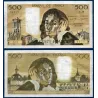 500 Francs Pascal, TB+, 2.1.1969 Billet de la banque de France