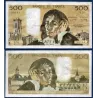 500 Francs Pascal, TTB, 2.1.1969 Billet de la banque de France