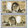 500 Francs Pascal, TB, 4.1.1968 Billet de la banque de France