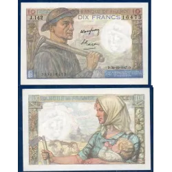 10 Francs Mineur, Spl, 30.10.1947 Billet de la banque de France