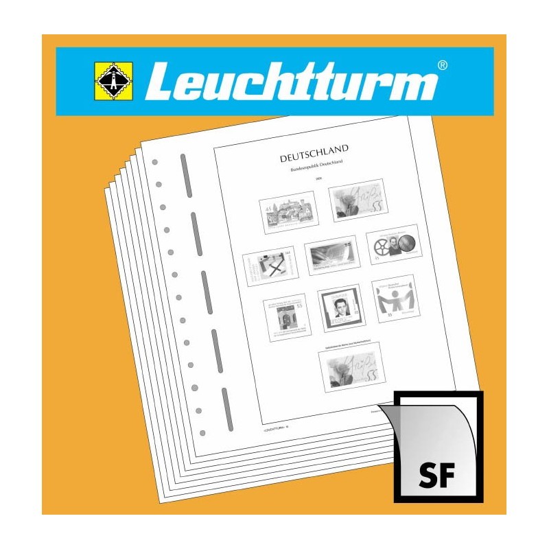 SF France 1849-1944 Feuilles leuchtturm préimprimées  Mises à jour