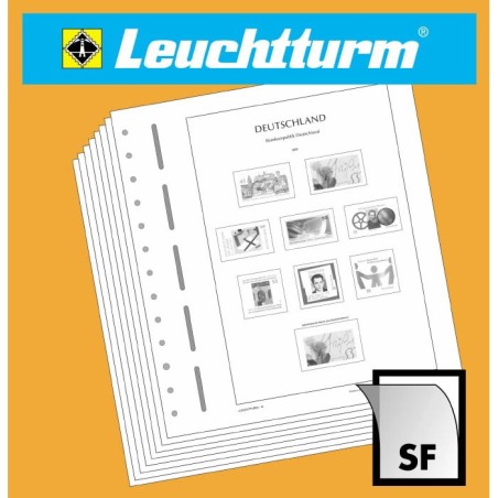 France leuchtturm pour timbres, Feuilles avec pochette