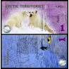 Arctic territories, Billet de 1 polar dollar 2012 renard