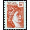 Timbre France Yvert No 1972a sans phosphore gomme brillante variété Type Sabine