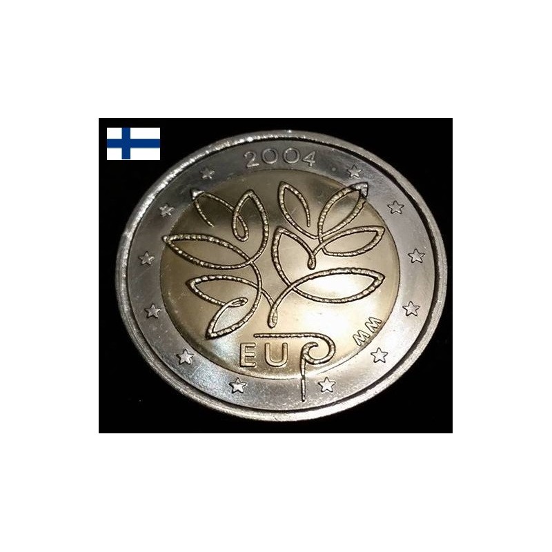 Pièce 2 euros Finlande 2004 Elargissement UE